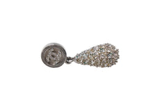 Load image into Gallery viewer, 極美品 CHANEL シャネル ピアス 両耳 アクセサリー ココマーク 21B刻印 ラインストーン 5.4g メタル シルバー 中古 4b001375