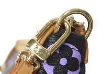 Load image into Gallery viewer, 極美品 LOUIS VUITTON ルイヴィトン ポシェットアクセソワール アクセサリーポーチ M92648 モノグラム マルチカラー ブラック 中古 4b001381