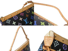 Load image into Gallery viewer, 極美品 LOUIS VUITTON ルイヴィトン ポシェットアクセソワール アクセサリーポーチ M92648 モノグラム マルチカラー ブラック 中古 4b001381