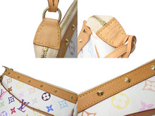 Load image into Gallery viewer, 極美品 LOUIS VUITTON ルイヴィトン モノグラム マルチカラー ポシェット アクセソワール アクセサリーポーチ M92649 村上隆 ホワイト 中古 4b001382