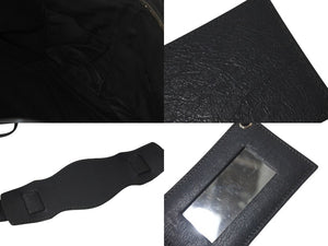 BALENCIAGA バレンシアガ The City ザシティ トートバッグ ハンドバッグ レザー グレー シルバー金具 美品 中古 4b001388