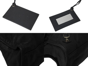 BALENCIAGA バレンシアガ The City ザシティ トートバッグ ハンドバッグ レザー グレー シルバー金具 美品 中古 4b001388