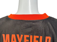Load image into Gallery viewer, NFL team apparel アメリカンフットボール ゲームシャツ 半袖 ca43063 サイズ XL メッシュ プリント オレンジ マルチカラー 美品 中古 4b001406