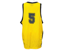 Load image into Gallery viewer, Indiana Pacers インディアナ・ペイサーズ バスケットボール ゲームシャツ ノースリーブ サイズL イエロー 美品 中古 4b001412