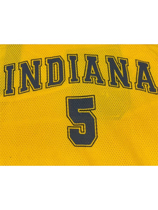 Indiana Pacers インディアナ・ペイサーズ バスケットボール ゲームシャツ ノースリーブ サイズL イエロー 美品 中古 4b001412