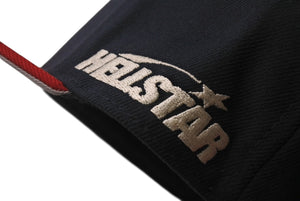 極美品 Hellstar ヘルスター BaseballCap ベースボールキャップ 帽子 CHINA製 ネイビー ホワイト レッド サイズ7 1/2 中古 4b001416