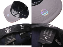 Load image into Gallery viewer, 極美品 Hellstar ヘルスター BaseballCap ベースボールキャップ 帽子 CHINA製 ネイビー ホワイト レッド サイズ7 1/2 中古 4b001416