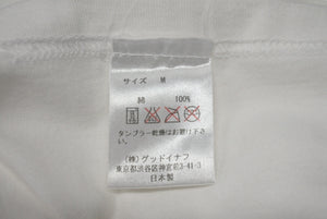 GOOD ENOUGH グッドイナフ G Logo グラフィック Tシャツ ロゴ 90s ホワイト サイズM コットン 美品 中古 4b001422