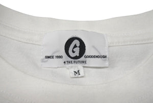 GOOD ENOUGH グッドイナフ G Logo グラフィック Tシャツ ロゴ 90s ホワイト サイズM コットン 美品 中古 4b001422