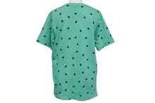 Load image into Gallery viewer, GOOD ENOUGH グッドイナフ G Logo ポケットTシャツ ロゴ 90s ペイント総柄 グリーン サイズM コットン 美品 中古 4b001423