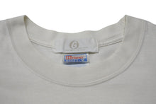 Load image into Gallery viewer, GOOD ENOUGH グッドイナフ Hanesボディ G Logo 半袖Tシャツ ロゴ 90s ドット プリント ホワイト サイズM 美品 中古 4b001425