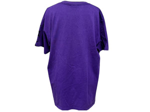 GOOD ENOUGH グッドイナフ G Logo ドット柄 半袖Tシャツ ロゴ 90s パープル コットン 美品 中古 4b001426