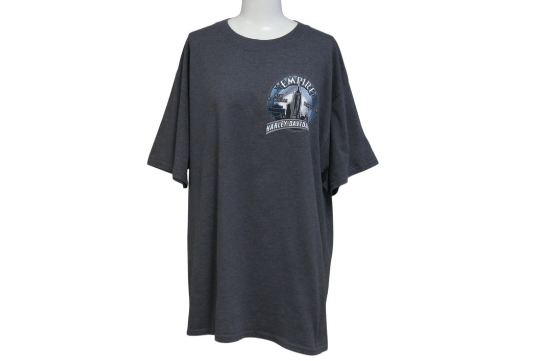 HARLEY DAVIDSON ハーレーダヴィッドソン EMPIRE NEW ROCHELLE NEW YORK 半袖Tシャツ サイズL 中古 4b001428