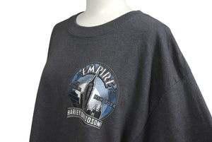 HARLEY DAVIDSON ハーレーダヴィッドソン EMPIRE NEW ROCHELLE NEW YORK 半袖Tシャツ サイズL 中古 4b001428
