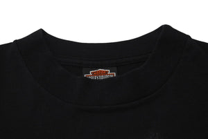 極美品 HARLEY DAVIDSON ハーレーダヴィッドソン VINTAGE ヴィンテージ 3D EMBLEM 半袖Tシャツ サイズL 1991年 パンサー 中古 4b001429