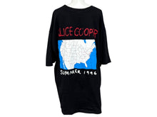 Load image into Gallery viewer, 極美品 ALICE COOPER アリスクーパー VINTAGE ヴィンテージ 1996 SUMMER TOUR 半袖Tシャツ サイズXL プリント ブラック 中古 4b001433