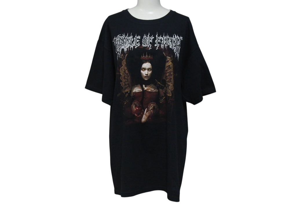 極美品 CRADLE OF FILTH クレイドル オブ フィルス THE SPAWN OF LOVE AND WAR VINTAGE ヴィンテージ Tシャツ サイズL ブラック 中古 4b001435