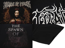Load image into Gallery viewer, 極美品 CRADLE OF FILTH クレイドル オブ フィルス THE SPAWN OF LOVE AND WAR VINTAGE ヴィンテージ Tシャツ サイズL ブラック 中古 4b001435
