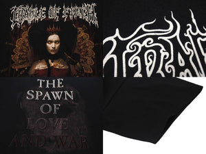 極美品 CRADLE OF FILTH クレイドル オブ フィルス THE SPAWN OF LOVE AND WAR VINTAGE ヴィンテージ Tシャツ サイズL ブラック 中古 4b001435