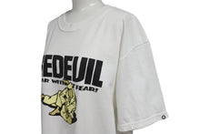 Load image into Gallery viewer, 極美品 GOODENOUGH グッドイナフ GEDEVIL グッドイナフデビル 半袖Tシャツ サイズM プリント ホワイト 中古 4b001436