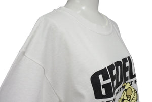 極美品 GOODENOUGH グッドイナフ GEDEVIL グッドイナフデビル 半袖Tシャツ サイズM プリント ホワイト 中古 4b001436