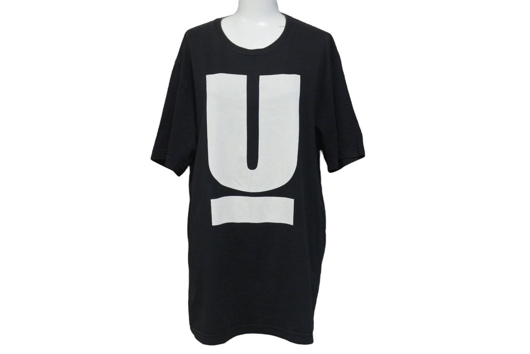 UNDERCOVER アンダーカバー 半袖Tシャツ サイズL WE MAKE NOISE NOT CLOTHES ブラック コットン 良品 中古 4b001437