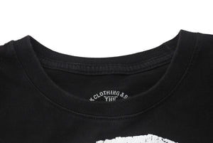 極美品 TENDERLOIN テンダーロイン SCREAMING EAGLES Tee スクリーミングイーグル半袖Tシャツ ブラック 復刻サイズL 中古 4b001438 