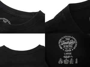 極美品 TENDERLOIN テンダーロイン SCREAMING EAGLES Tee スクリーミングイーグル半袖Tシャツ ブラック 復刻サイズL 中古 4b001438 