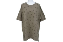Load image into Gallery viewer, GOOD ENOUGH グッドイナフ ドッグ 総柄 半袖Tシャツ 犬 90s ブラウン 背面パッチ コットン 美品 中古 4b001440