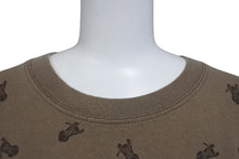 Load image into Gallery viewer, GOOD ENOUGH グッドイナフ ドッグ 総柄 半袖Tシャツ 犬 90s ブラウン 背面パッチ コットン 美品 中古 4b001440