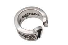 画像をギャラリービューアに読み込む, CHROME HEARTS クロムハーツ ラージ スクロース ラベル リング 13号 重量約15.1g シルバー925 美品 中古 4b001500 