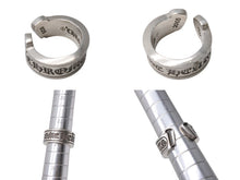 画像をギャラリービューアに読み込む, CHROME HEARTS クロムハーツ ラージ スクロース ラベル リング 20.5号 重量約23.5g シルバー925 美品 中古 4b001501 
