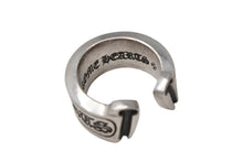 画像をギャラリービューアに読み込む, CHROME HEARTS クロムハーツ ラージ スクロース ラベル リング 14号 重量約15.1g シルバー925 美品 中古 4b001502 
