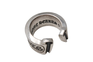 CHROME HEARTS クロムハーツ ラージ スクロース ラベル リング 14号 重量約15.1g シルバー925 美品 中古 4b001502 