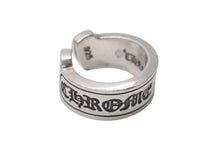 画像をギャラリービューアに読み込む, CHROME HEARTS クロムハーツ ラージ スクロース ラベル リング 13.5号 重量約16.8g シルバー925 美品 中古 4b001503 