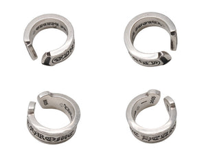 CHROME HEARTS クロムハーツ ラージ スクロース ラベル リング 13.5号 重量約16.8g シルバー925 美品 中古 4b001503 