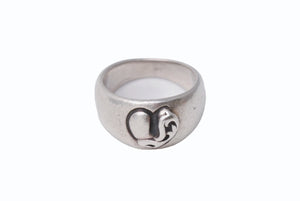 CHROME HEARTS クロムハーツ ハートインバンド リング 指輪 アクセサリー 12.2g シルバー925 サイズ16号 美品 中古 4b001516 