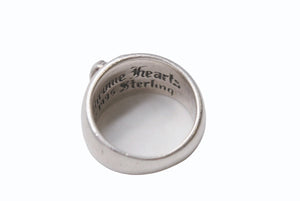 CHROME HEARTS クロムハーツ ハートインバンド リング 指輪 アクセサリー 12.2g シルバー925 サイズ16号 美品 中古 4b001516 