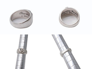 CHROME HEARTS クロムハーツ ハートインバンド リング 指輪 アクセサリー 12.2g シルバー925 サイズ16号 美品 中古 4b001516 