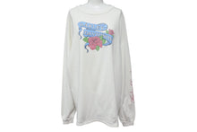Load image into Gallery viewer, HARLEY DAVIDSON ハーレーダビッドソン VINTAGE ヴィンテージ ローズ ロゴ 長袖Ｔシャツ ホワイト 1992年 薔薇 サイズXL 美品 中古 4b001524