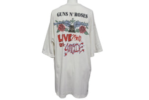 VINTAGE ヴィンテージ 80's GUNS N' ROSSES ガンズアンドローゼス Live ?!*@ Like A Suicide 半袖Tシャツ 美品 中古 4b001536 