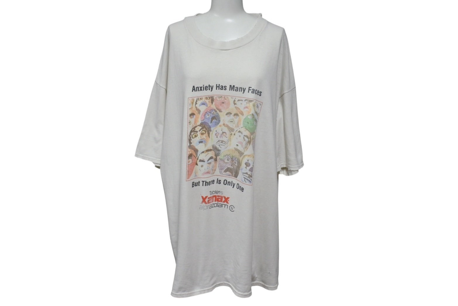 VINTAGE ヴィンテージ Xanax ザナックス Tシャツ サイズXL アルプラゾラム ドラッグ 抗不安薬 筋弛緩薬 良品 中古 4b001545 VINTAGE ヴィンテージ Xanax ザナックス Tシャツ サイズXL