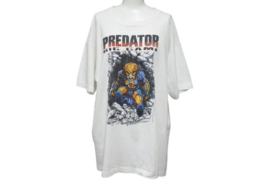 VINTAGE ヴィンテージ 90's PREDATOR プレデター BIG GAME ビッグゲーム Tシャツ 1991年 アメコミ コミックムービー 美品 中古 4b001563 