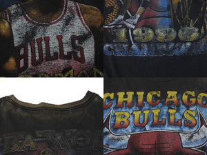 VINTAGE ヴィンテージ 90's CHICAGO BULLUS シカゴブルズ 1996 NBA WORLD CHAMPIONS Tシャツ サイズXL 良品 中古 4b001570