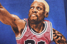 Load image into Gallery viewer, 極美品 VINTAGE ヴィンテージ Dennis Rodman デニスロッドマン 半袖Ｔシャツ ダークネイビー ブルー 1997年 バスケ NBA サイズXL 中古 4b001571