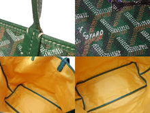 Load image into Gallery viewer, GOYARD ゴヤール × MASTERMIND マスターマインド サンルイPM トートバッグ No.091 LOVELESS限定 ラブレス グリーン 美品 中古 4b001589