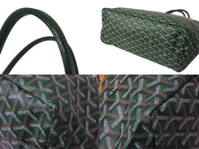 Load image into Gallery viewer, GOYARD ゴヤール × MASTERMIND マスターマインド サンルイPM トートバッグ No.091 LOVELESS限定 ラブレス グリーン 美品 中古 4b001589