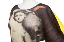 Load image into Gallery viewer, 極美品 ISSEY MIYAKE イッセイミヤケ PLEATSPLEASE プリーツプリーズ カットソー PP04-JK702 サイズ3 森村泰昌 96AW ゲストアーティスト 中古 4b001591
