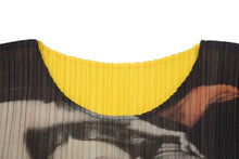 Load image into Gallery viewer, 極美品 ISSEY MIYAKE イッセイミヤケ PLEATSPLEASE プリーツプリーズ カットソー PP04-JK702 サイズ3 森村泰昌 96AW ゲストアーティスト 中古 4b001591
