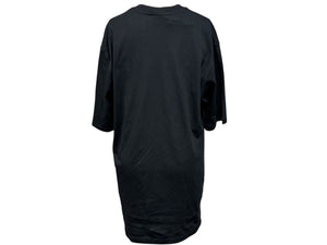 新品未使用 YVES SAINT LAURENT イヴサンローラン 半袖Tシャツ サイズM ロゴプリント ブラック グレー コットン 中古 4b001599